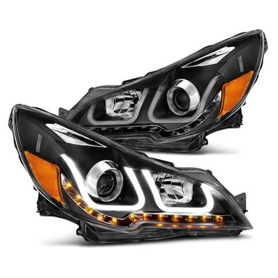 Halogen Projector U-Bar Headlight Set with LED Signal For Subaru Outback Legacy