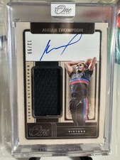 2024-25 Panini One And One Ausar Thompson Auto Jersey Patch /99