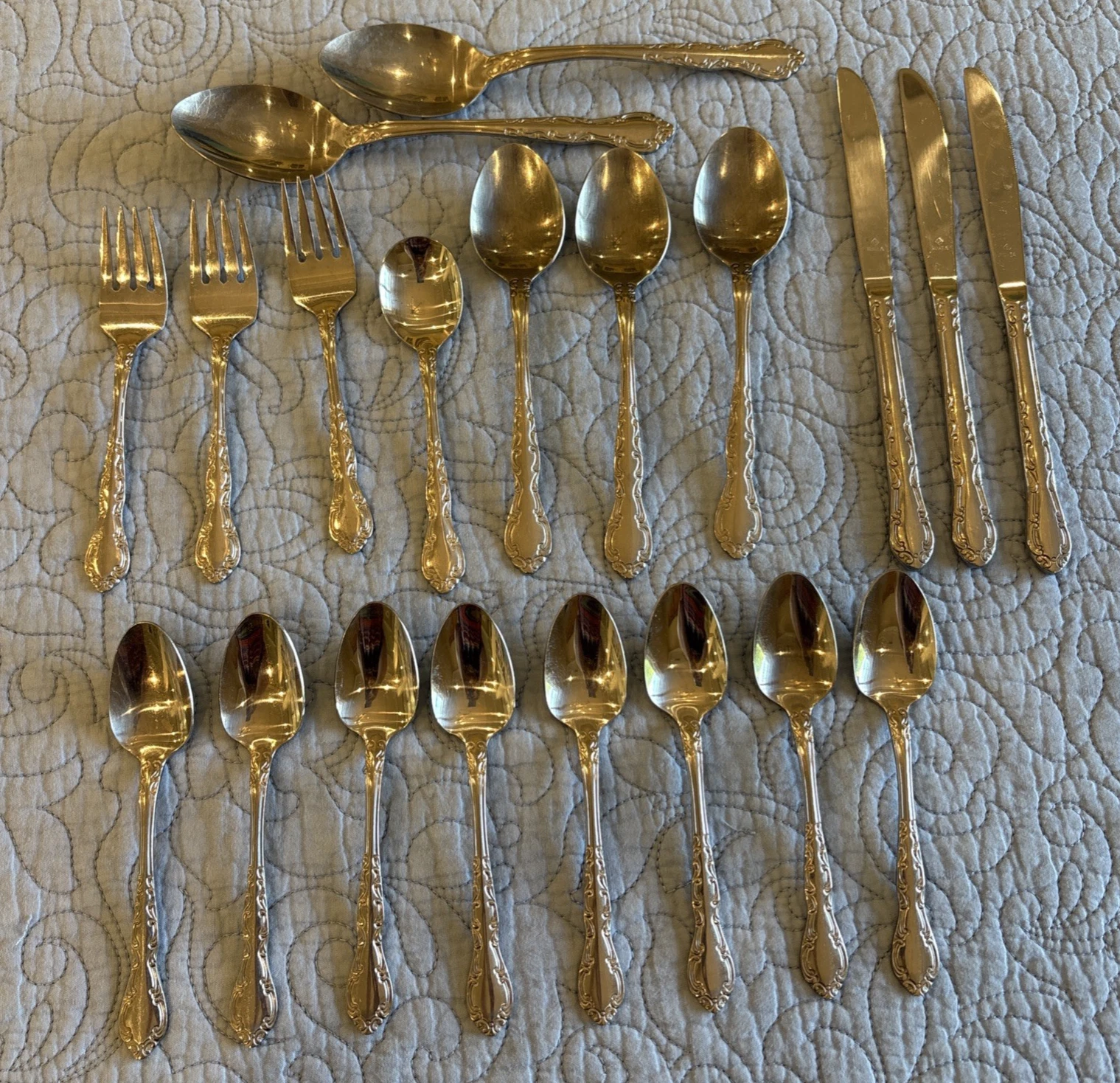 Oneida Northland Sirocco Stainless Assorted 20 piece Lot