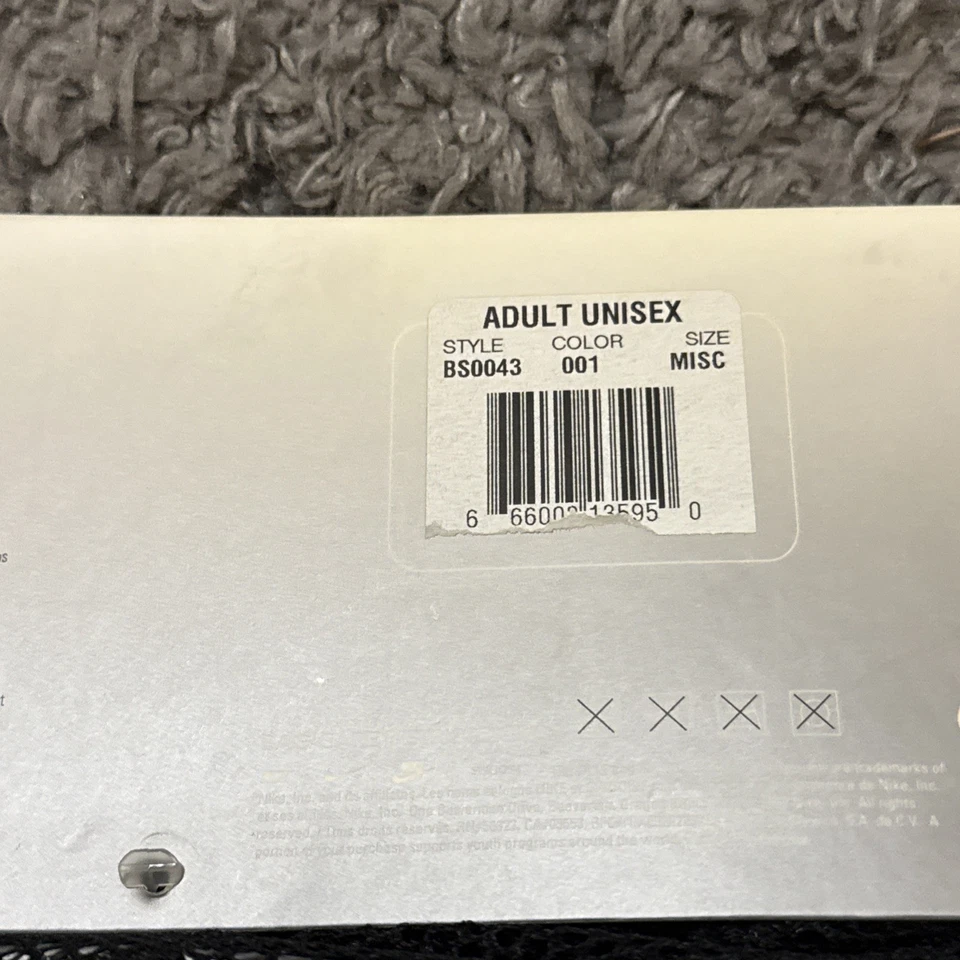 Bolso de murciélago Nike Show Series - Nylon, gran capacidad - BS0043 - negro NUEVO CON ETIQUETAS SIN ABRIR Foto 3 de 3