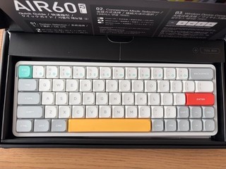 NuPhy Air60 V2 low profile wireless mechanical keyboard brown 2.0 switches