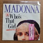 MADONNA Who's That Girl POP SYNTH 45 7" Vinyl Record + Jukebox Strip