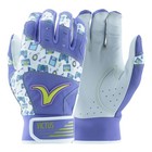 Victus Mog Baseball/Softball Batting Gloves - Purple/Neon Green - Large