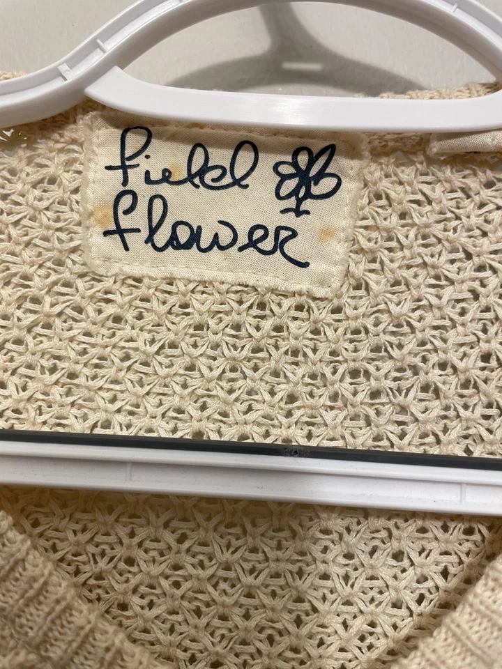 Anthropologie Field 花卉开衫,尺寸 M — 第 2/4 张图片