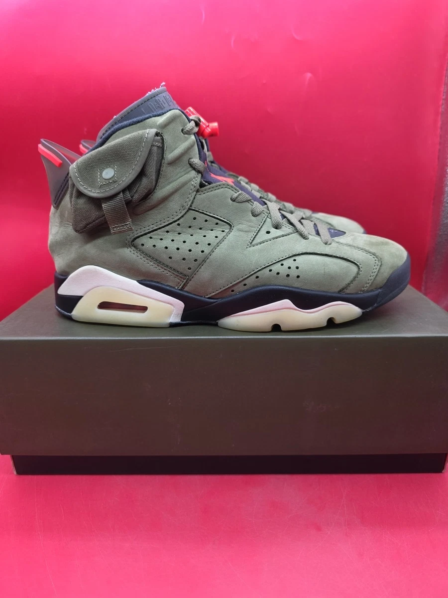 Jordan 6 Retro Sample x Travis Scott Olive for Sale | Authenticity