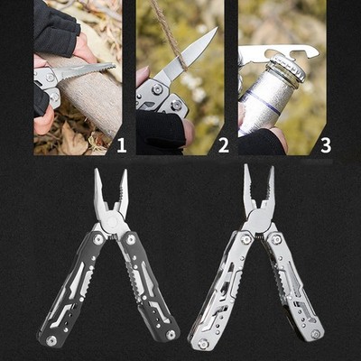 Compact for multi Tool with 13 Functions including Pliers and Screwdrivers