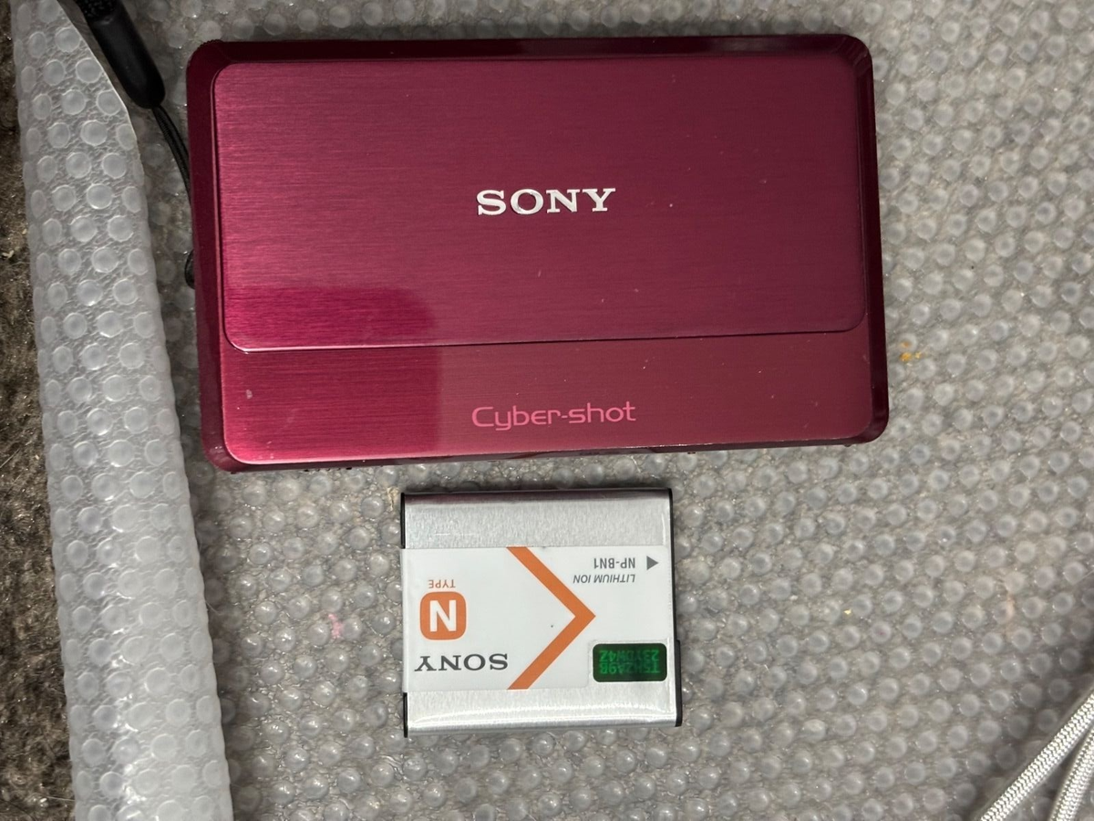 EXC5】Sony Cyber-shot DSC-TX7 Red Compact Digital Camera w/Battery
