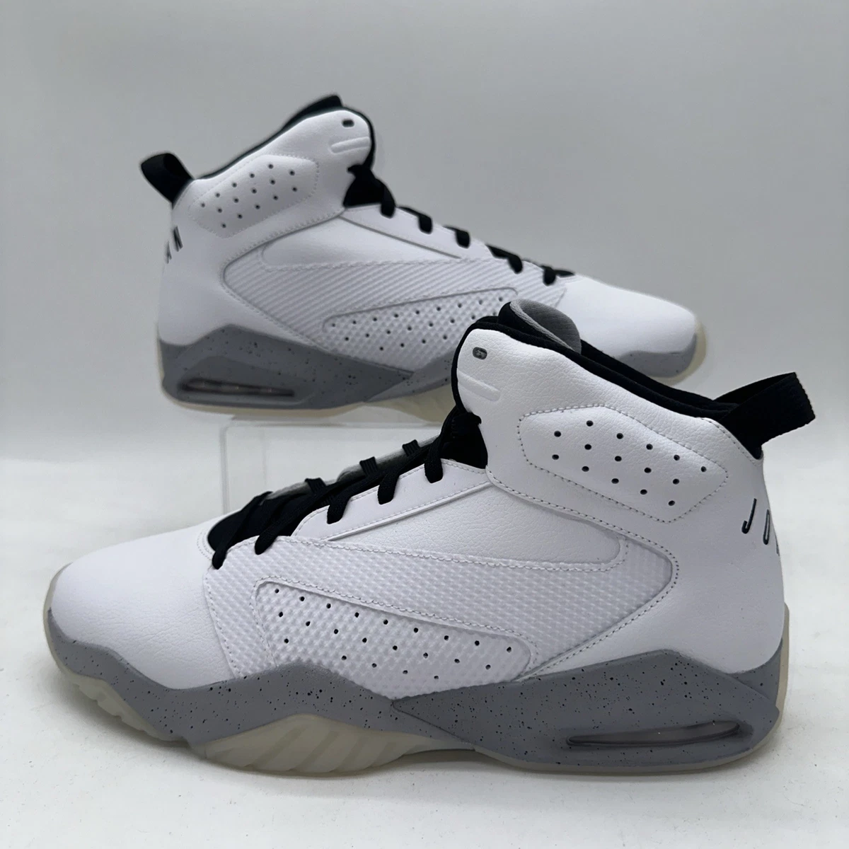 Air Jordan’s S U Trainer White Graphite Shoes Amazon.com | Jordan Youth Air 1 Mid GS 554725 073 White  main image 2