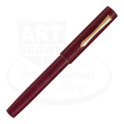 Pilot Ishime Medium Tip Fountain Pen Burgundy
