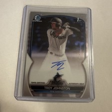2023 Bowman - Chrome Prospect Autographs Troy Johnston #CPA-TJN (AU, RC)