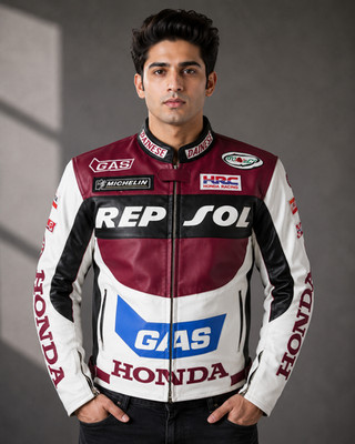 Multi Color Genuine Biker Racing Classic Handcrafted Leather Jacket MOTO GP