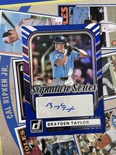 Panini 2026 Donruss Signature Series Auto /75 Blue Brayden Taylor