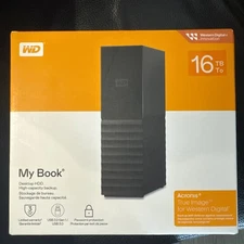 Western Digital 16TB WD My Book External Hard Drive HDD - WDBBGB0160HBK-NESN