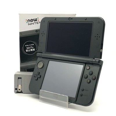 New Nintendo 3DS LL XL Console Dual IPS Metallic Black w/ Charger