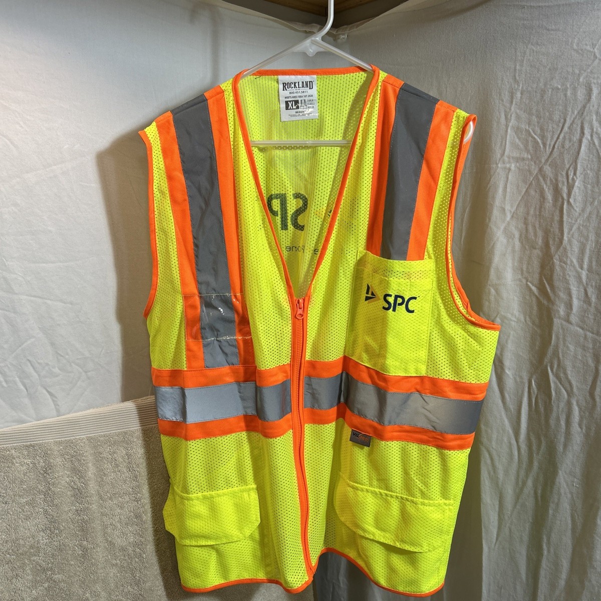 Safety Vest Rockland Type R Class 2 Viz360 Reflective Size XL SPC