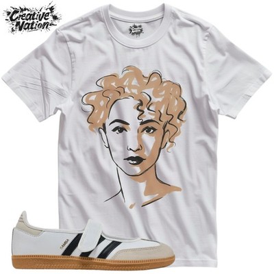 Shirt To Match Samba Jane White Black Gum Unisex Tee Sneaker Shirt Cool Shirt