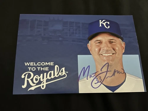 Kansas City Royals MATT QUATRARO Signed 4x6 Photo BASEBALL AUTOGRAPH 1