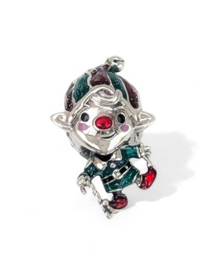 New 100% Authentic PANDORA 925 Playful Holiday Movable Elf Charm