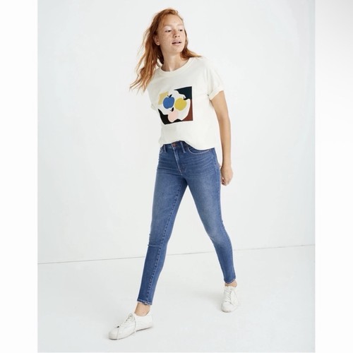 Madewell 9" Mid-Rise Skinny Petite Jeans in Pearson Wash