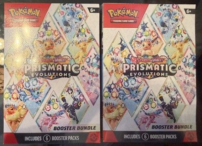 Pokémon Prismatic Evolutions Booster Bundle Sealed Neu x2