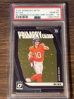 2024 Donruss Optic BO NIX RC Primary Colors PURPLE STARS PRIZM /25 PSA 10 GEM