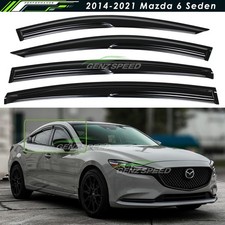 For 2014-2021 Mazda 6 Jdm Wavy Mugen Style Window Visors Rain Guards Deflectors