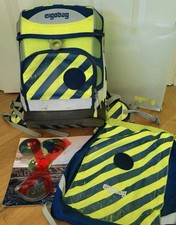 Ergobag Cubo Schulranzen Illumibär blau gelb Ranzen