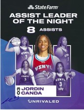 JORDIN CANADA Signed 8.5 x 11 Photo Signed REPRINT Basketball WNBA Atlanta DREAM