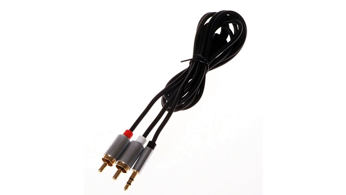 Cable Adaptador Jack 3,5mm-2x RCA 3m LB0093