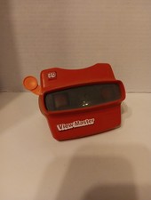Vintage View Master 3D Viewer Slide Toy Classic Red With Orange Handle