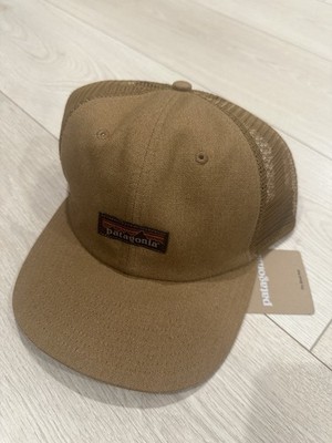 Men's New Patagonia Hat Tin Shed Work Trucker Hat Cap Brown
