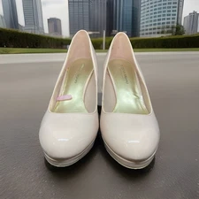 Christian Siriano For Payless Pink Heels Patent Leather Size 10