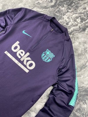 Nike FC Barcelona 2018 2019 Drill Top Trainning Soccer Jersey Men