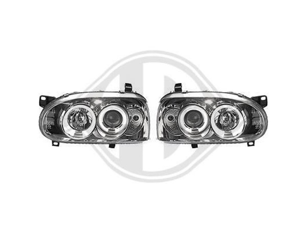 Designsatz Scheinwerfer Angel Eyes FüR VW Golf 1991-1997-image