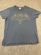Junk Food Batman T-shirt Size Large Blue Made In USA Vintage