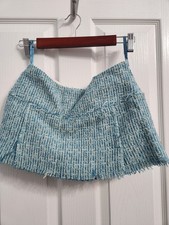 Abercrombie  Fitch Women's tweed wool/silk Mini Skirt Vintage 90s/Y2k