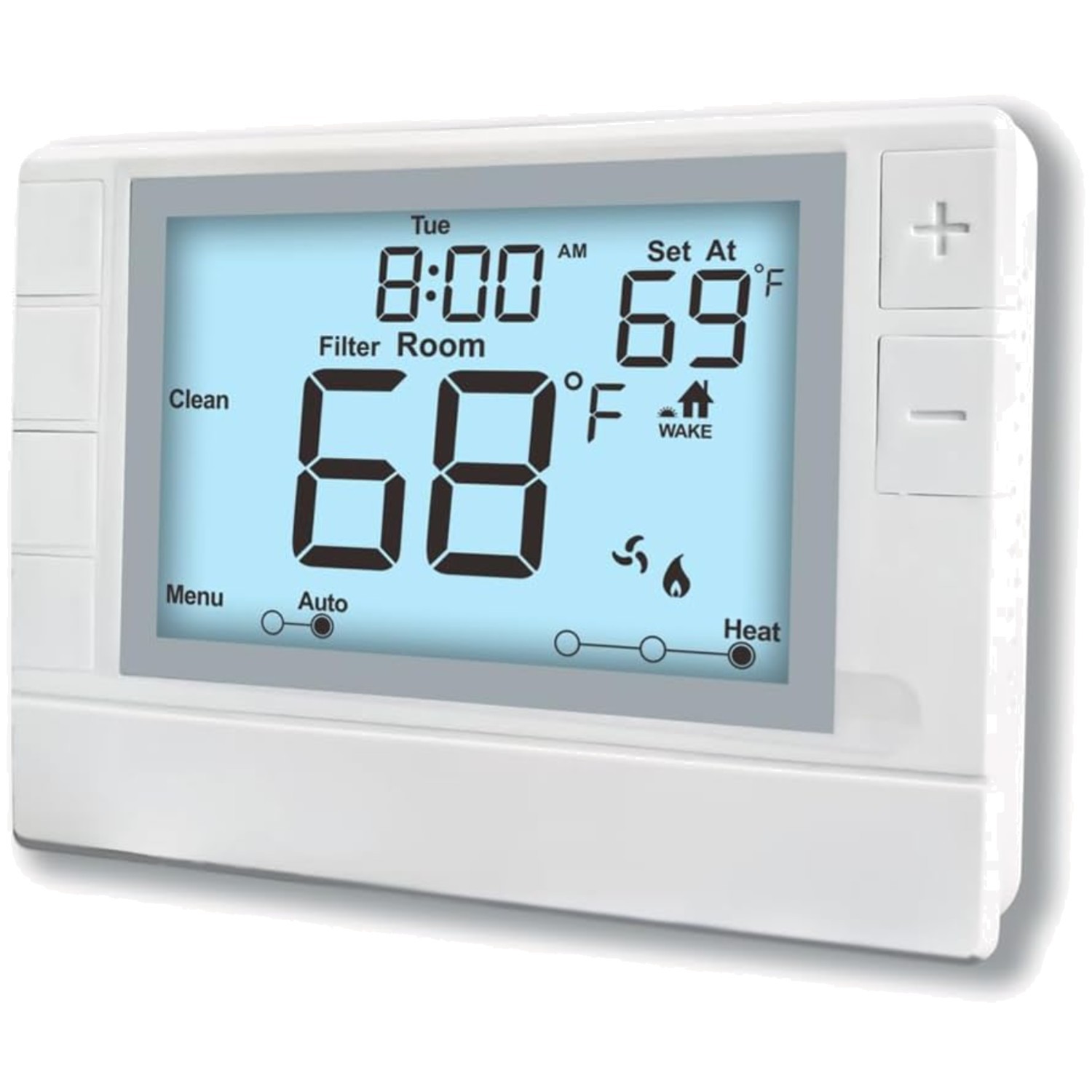 , Thermostat For Home Hvac Systems,multi-stage, 2 Heat...