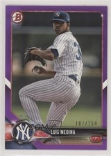 2018 Bowman Draft Purple 187/250 Luis Medina #BD-17 0b3