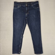 Origin Delta 68 Jeans Mens 40x30 Cottom Blue Slim Fit Dark Wash Made in USA