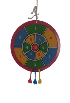 Vintage ELC Early Learning Center Hook & Loop bunte Kinder 30cm Dartscheibe