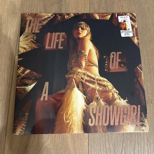 Taylor Swift The Life of a Showgirl Pink Shimmer Vinyl Edition Target Exclusive