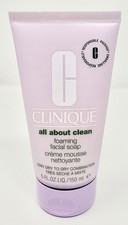 Clinique All About Clean Foaming Facial Soap Dry Combination Skin 5oz