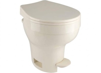 American Motorhome RV Thetford AM6 Pedal Flush High Profile Toilet 31836 Cream
