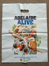 1986 Foster's Australian F1 Grand Prix Plastic Merchandise Bag. Adelaide Alive