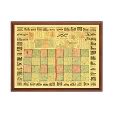 Old Map of Ingham County, MI 1859 - Vintage Michigan Art