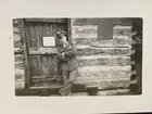 WW2 Military Army Soldier In Uniform Dallas Texas TX Antique Snapshot Photo