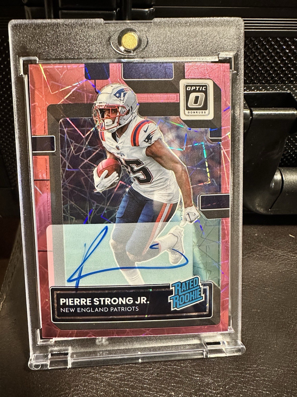 Pierre Strong Panini Donruss Optic #241 Autograph-Pink Velocity
