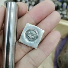 Fox Pattern 3D Metal Stamp Steel Punch Tool Jewelry Leather Silver Gold Crafts