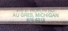 Vintage Lutz’s bait shop advertising pen Au Gres Michigan — photo 2