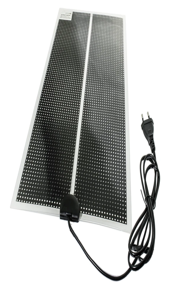 Tropic Shop - Ultraflache Heizmatte - Wärmematte fürs Terrarium - 30w - 15x120cm